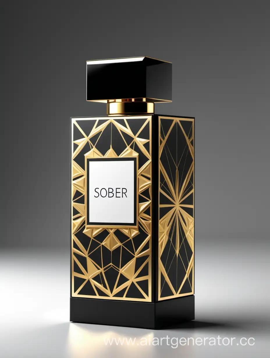 Luxurious-Italian-Perfume-Packaging-Modern-Geometric-Design-in-Black-Gold-and-White