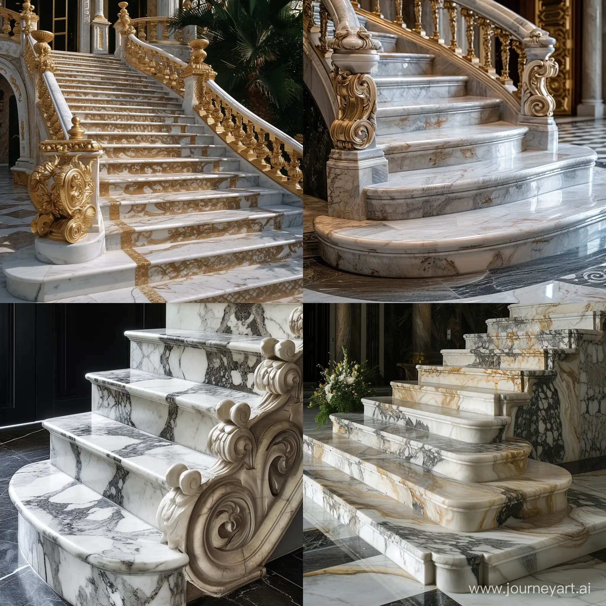 Luxurious-Marble-Rococo-Villa-Steps
