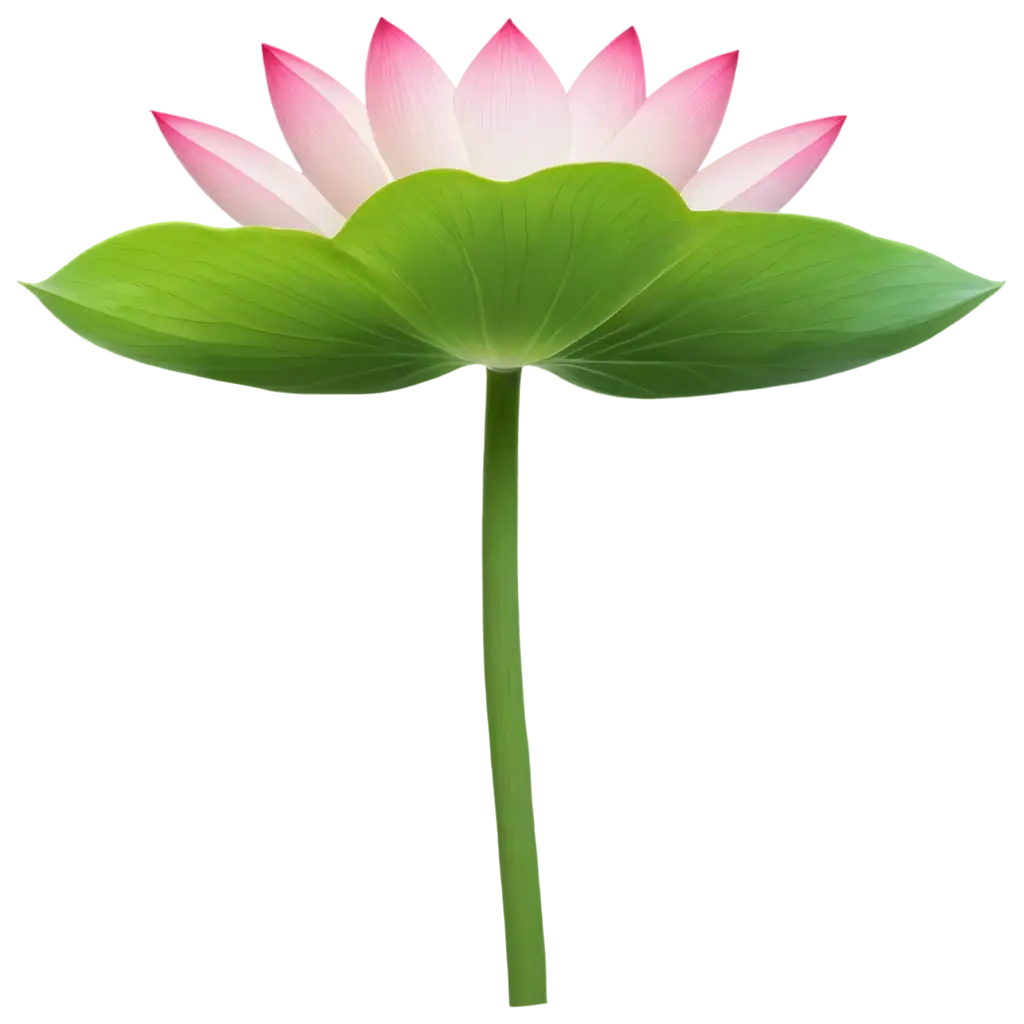 lotus flower vector full bloom view