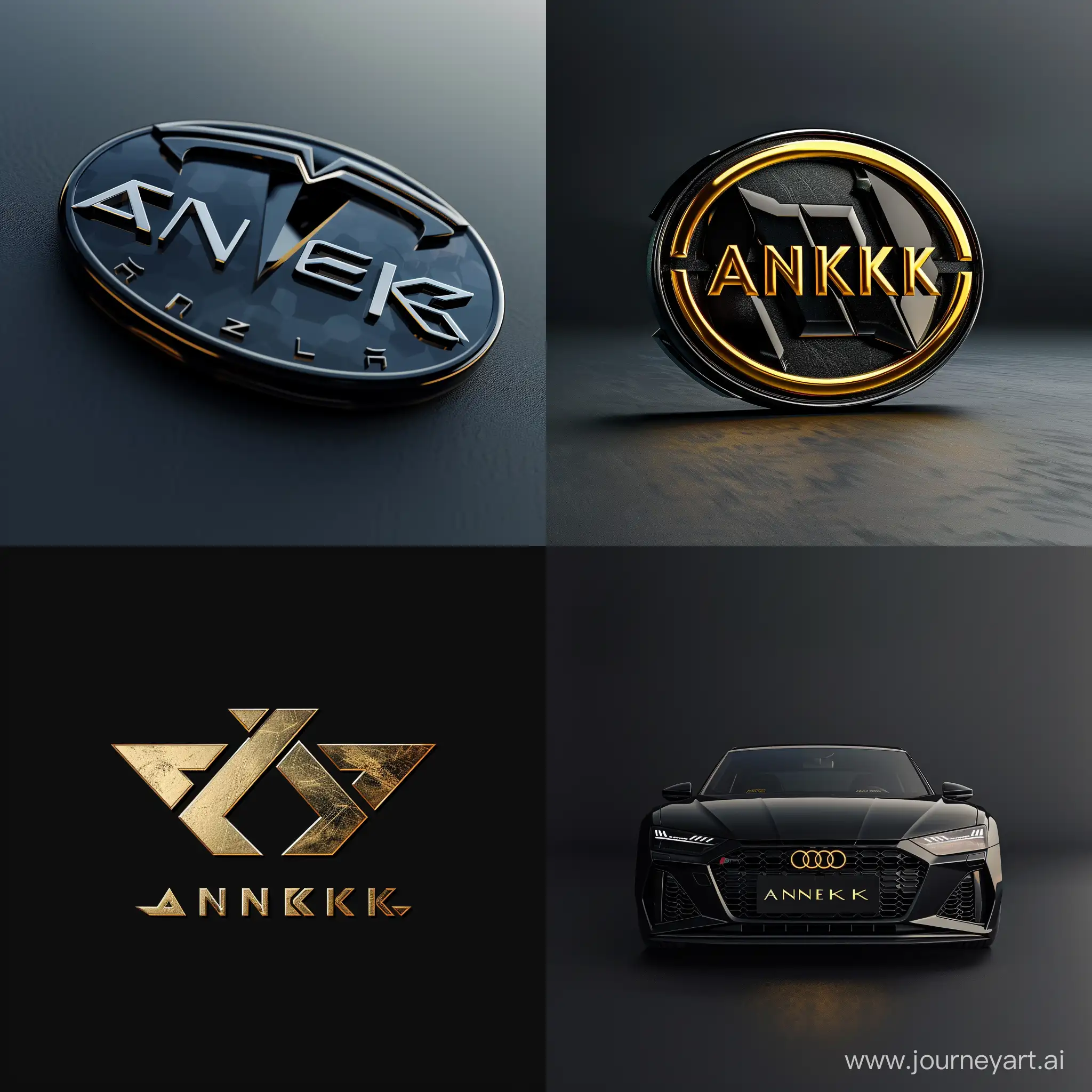 Logo (nameplate) of a premium car brand called Anker