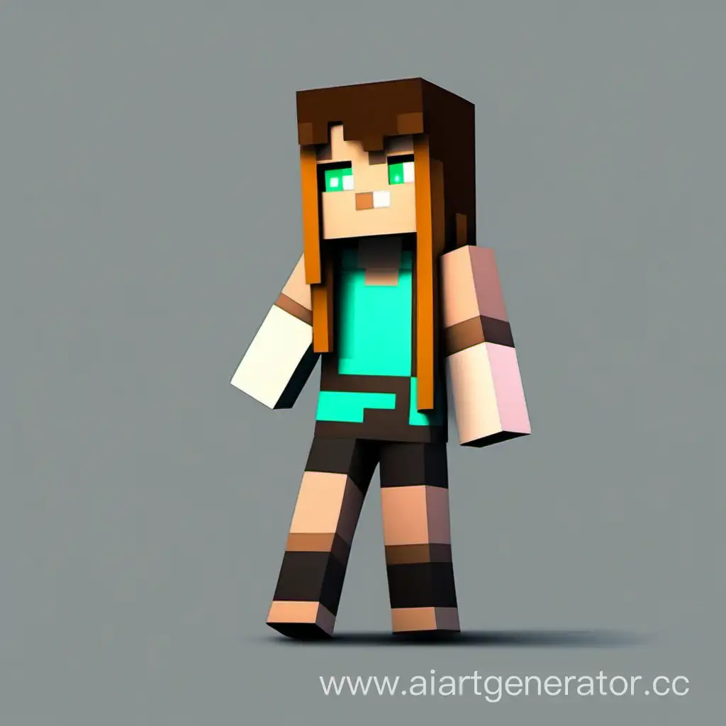 Pixelated-Adventure-MinecraftInspired-Girl