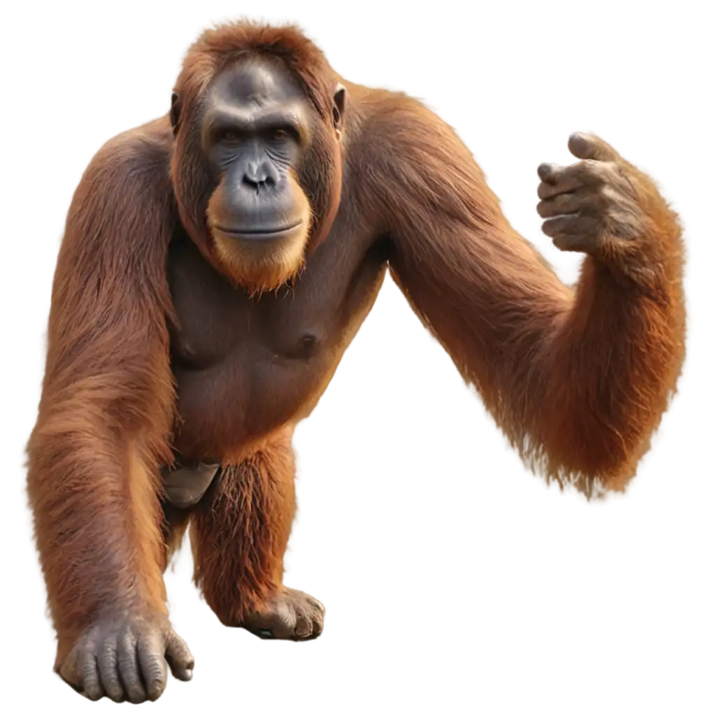 Stunning-Orangutan-PNG-Image-Capturing-the-Essence-of-Wildlife-in-HighResolution