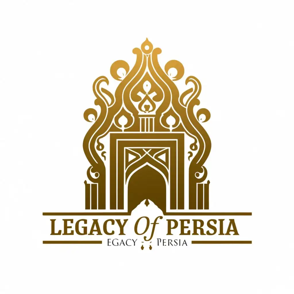 a logo design,with the text "Legacy of Persia", main symbol:Ancient,Moderate,clear background
