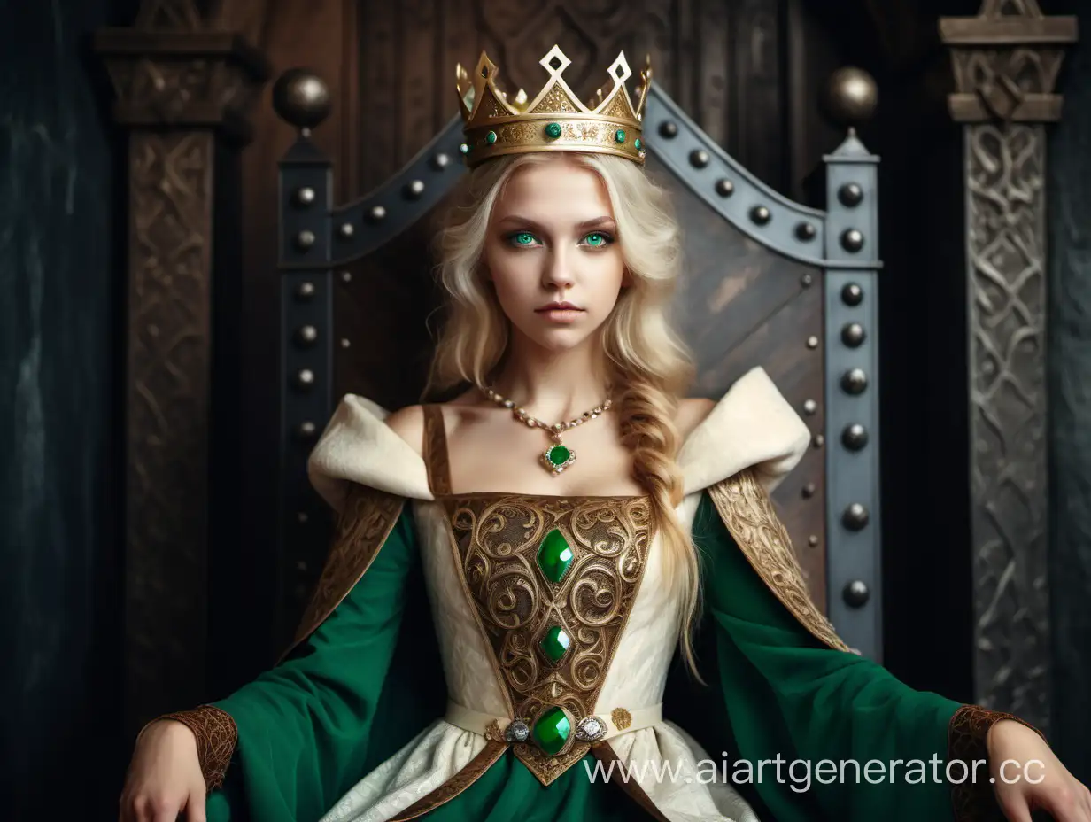 Enchanting-Blonde-Princess-in-Regal-Attire-on-Throne