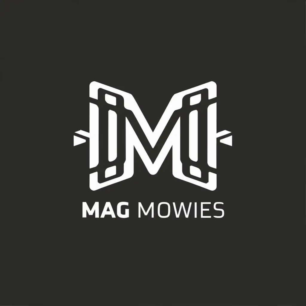 a logo design,with the text "mag movies", main symbol:mag movies,Moderate,clear background