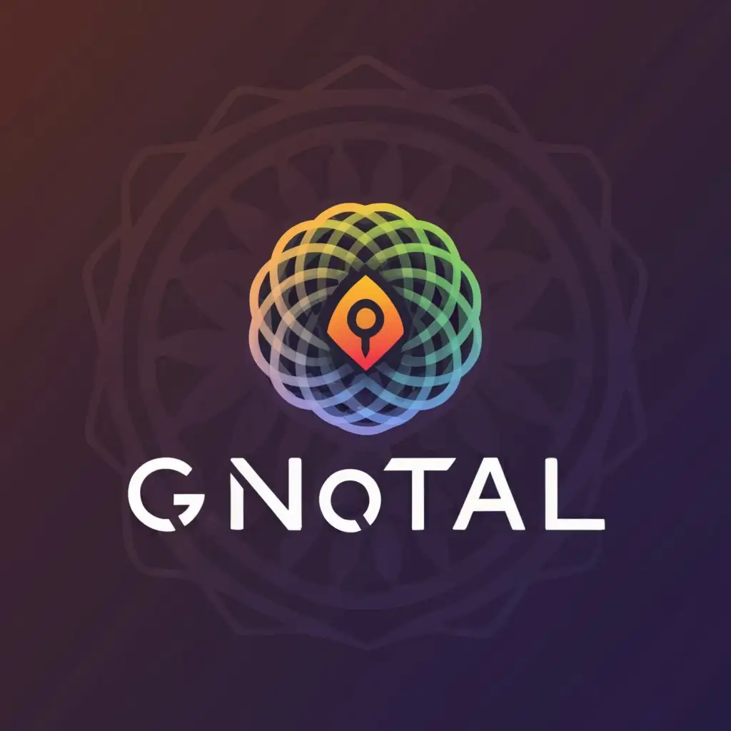 a logo design,with the text "Gnotal", main symbol:3rd eye chakra,Moderate,be used in Technology industry,clear background