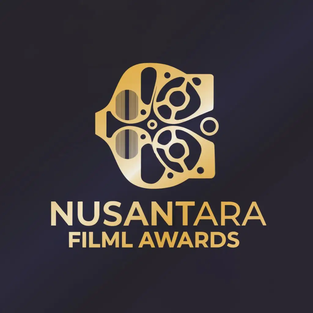 a logo design,with the text "Nusantara Film Awards", main symbol:cinema,Moderate,be used in Entertainment industry,clear background