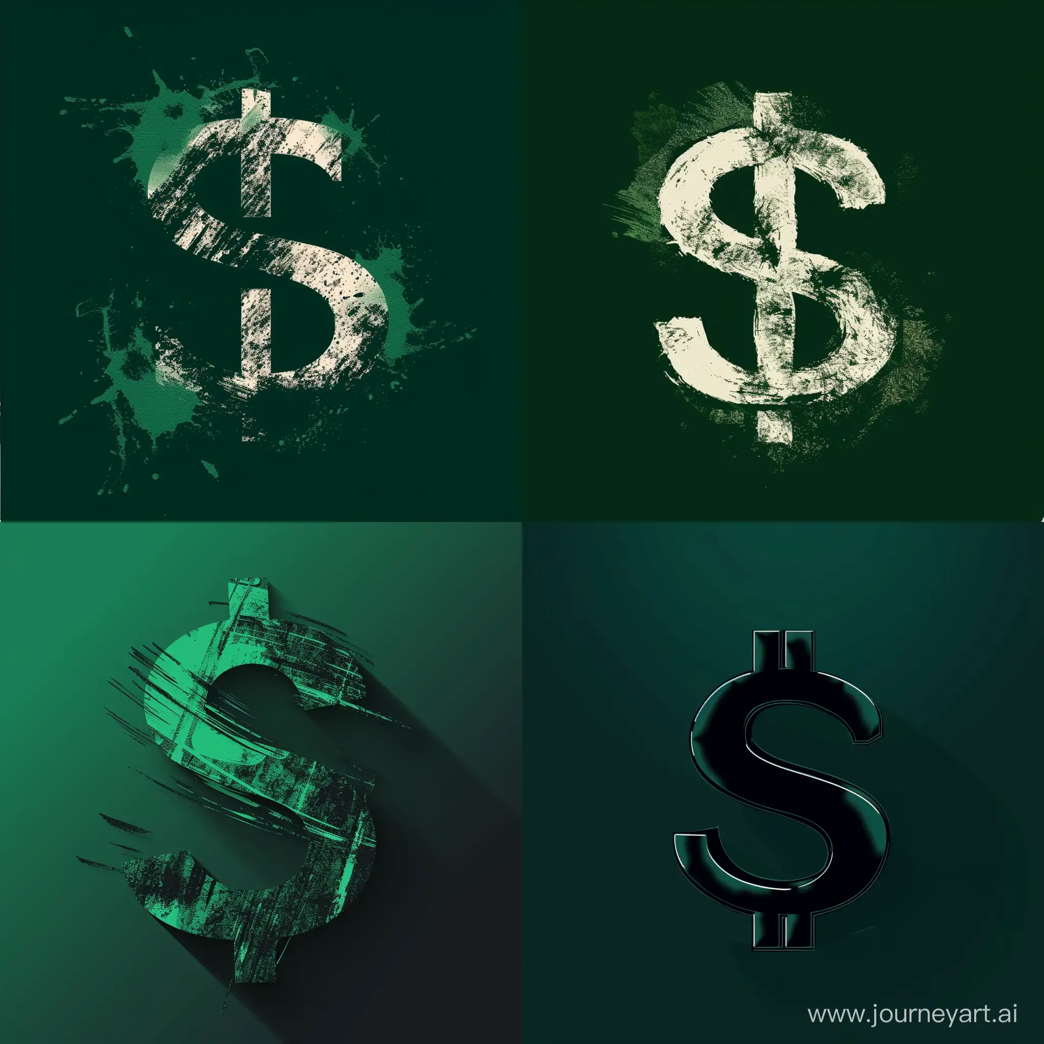Elegant-Symbol-Logo-on-Dark-Green-Background
