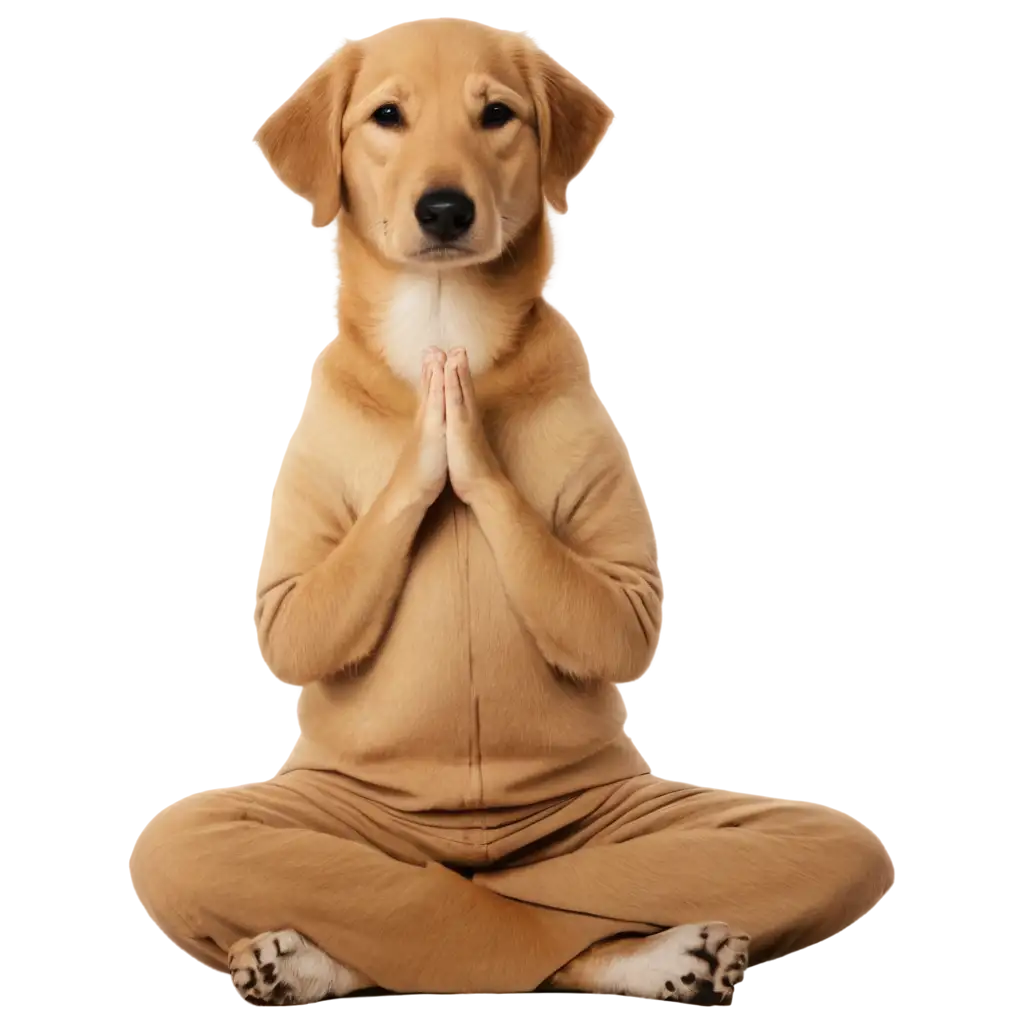Meditation dog