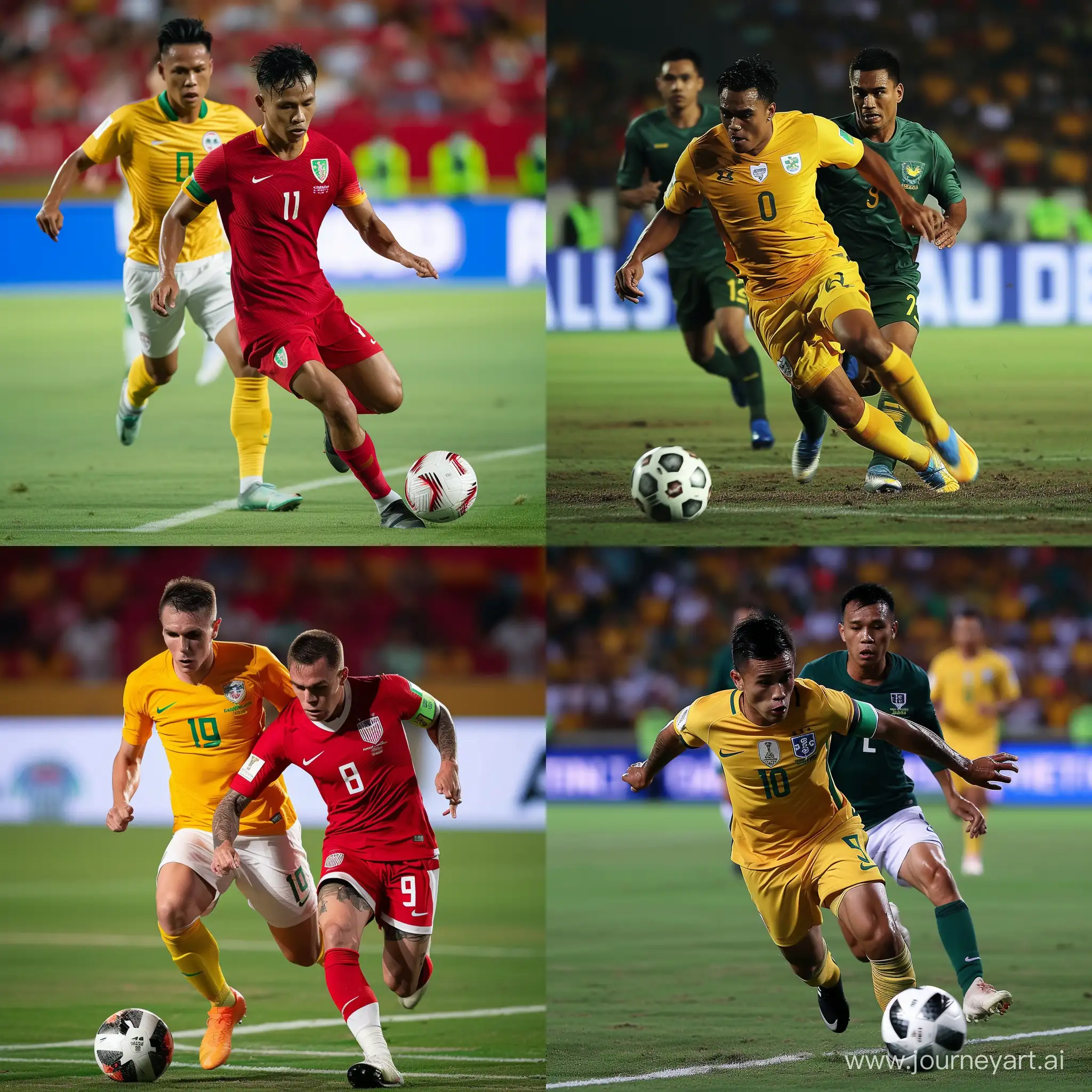 Indonesia vs australia football match