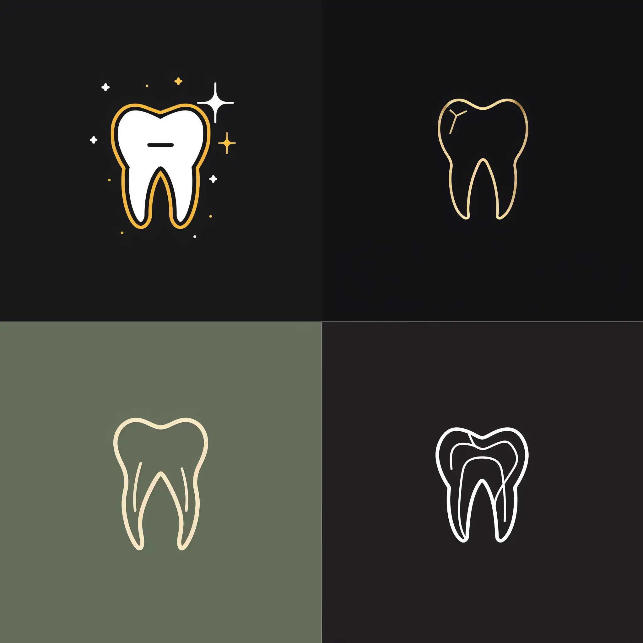 vector logo for dentistry, minimalism, style, taste, modernity