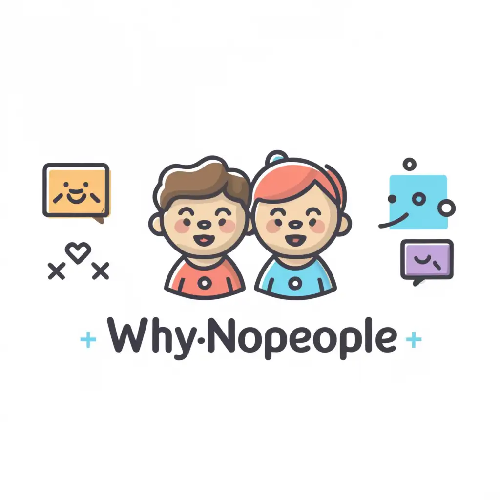 LOGO-Design-For-Whynopeople-Live-Video-Show-Featuring-Boy-and-Girl-on-Clear-Background
