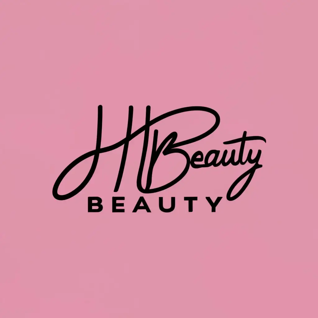 logo, Hot pink. Med spa that offers services like botox, filler, IV therapy, and other services., with the text "HD Beauty", typography, be used in Beauty Spa industry