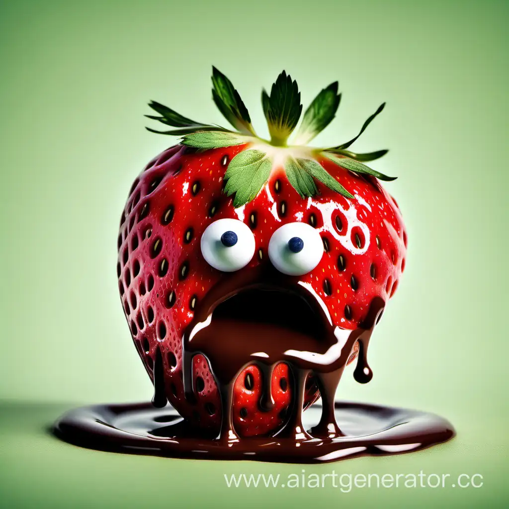 Melancholic-Strawberry-in-Rich-Melted-Chocolate