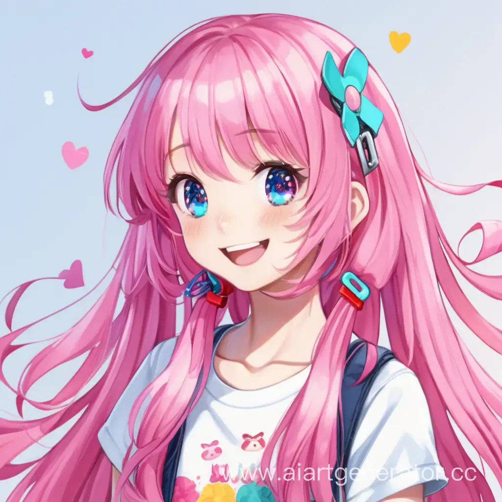 Cheerful-Girl-with-Long-Pink-Hair-and-Bright-Hair-Clips