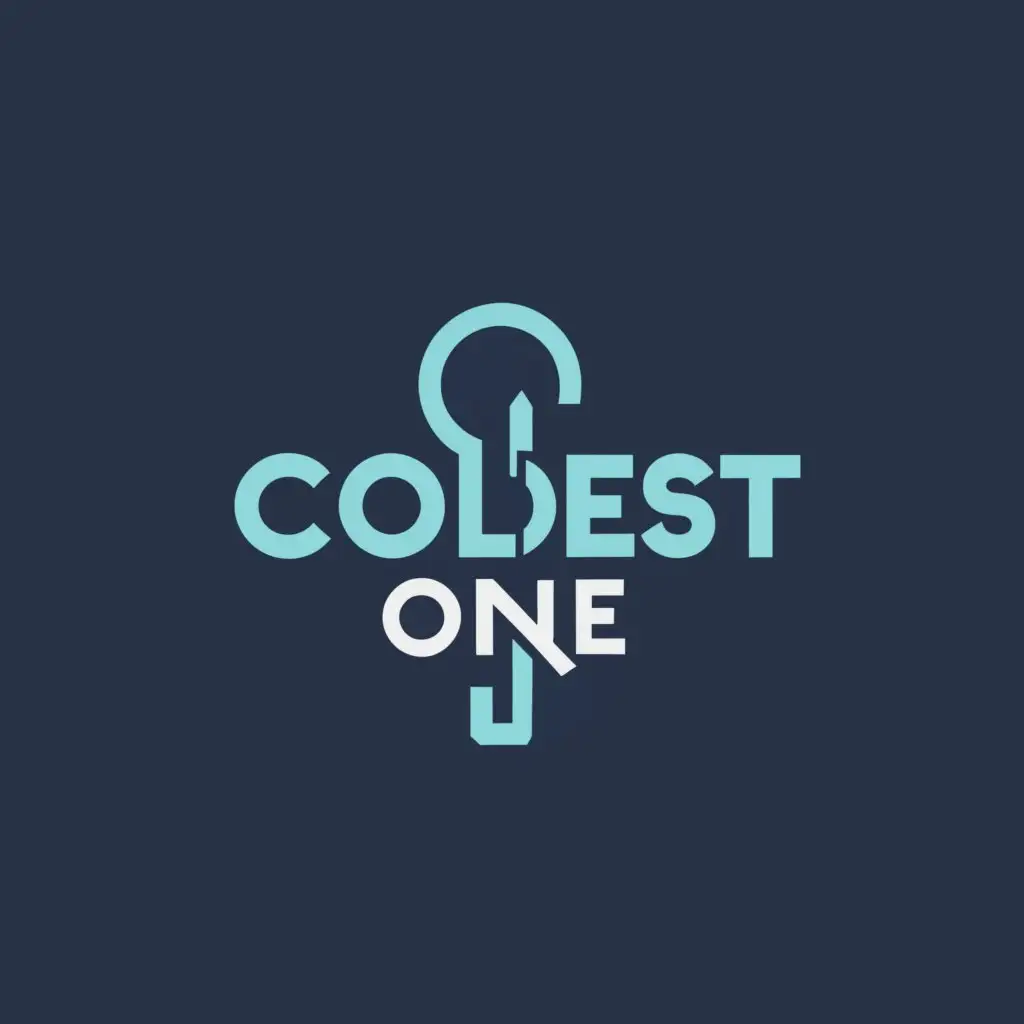 a logo design,with the text "coldest one ", main symbol:keychains,Moderate,clear background