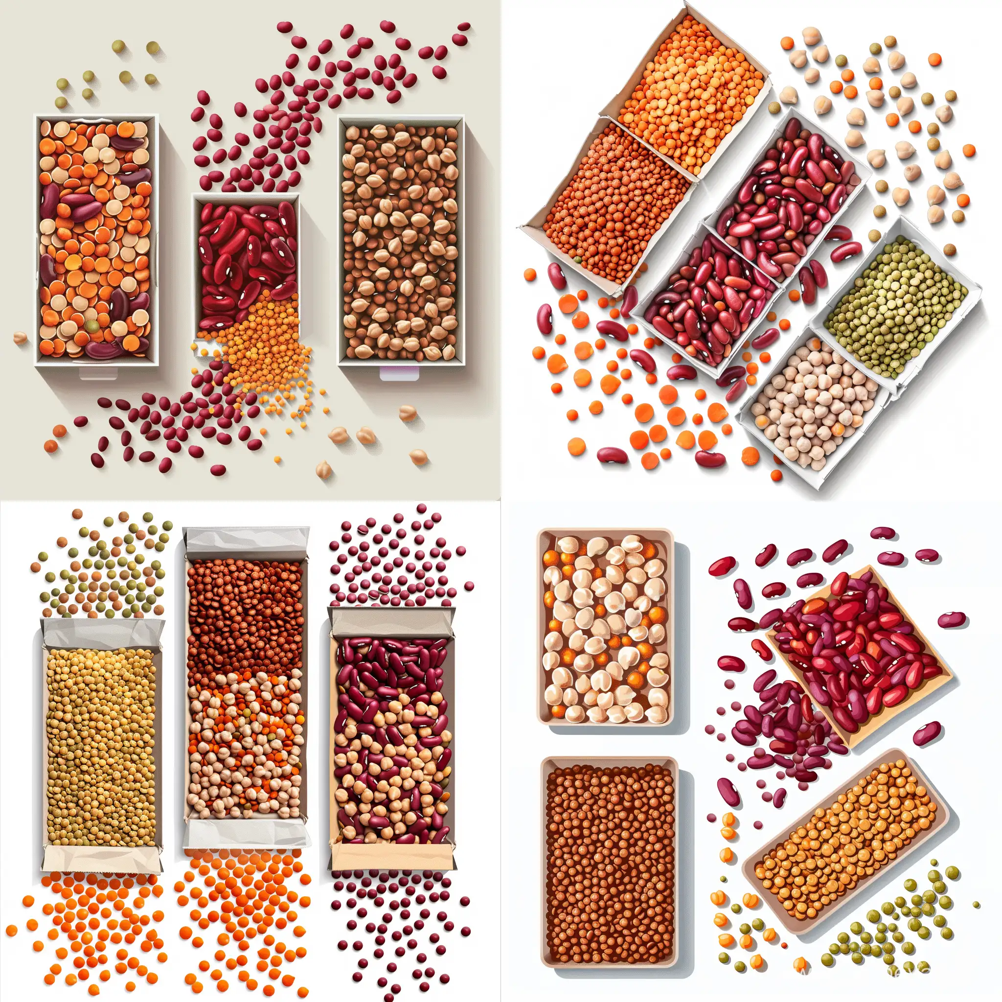Assorted-Legumes-in-Open-Packaging-Lentils-Red-Beans-Chickpeas