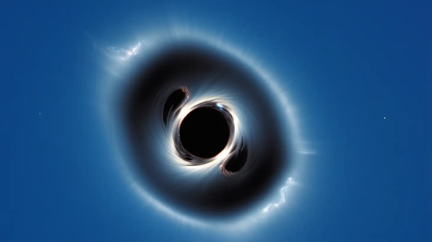 Enigmatic Small Black Hole Suspended in the Azure Sky