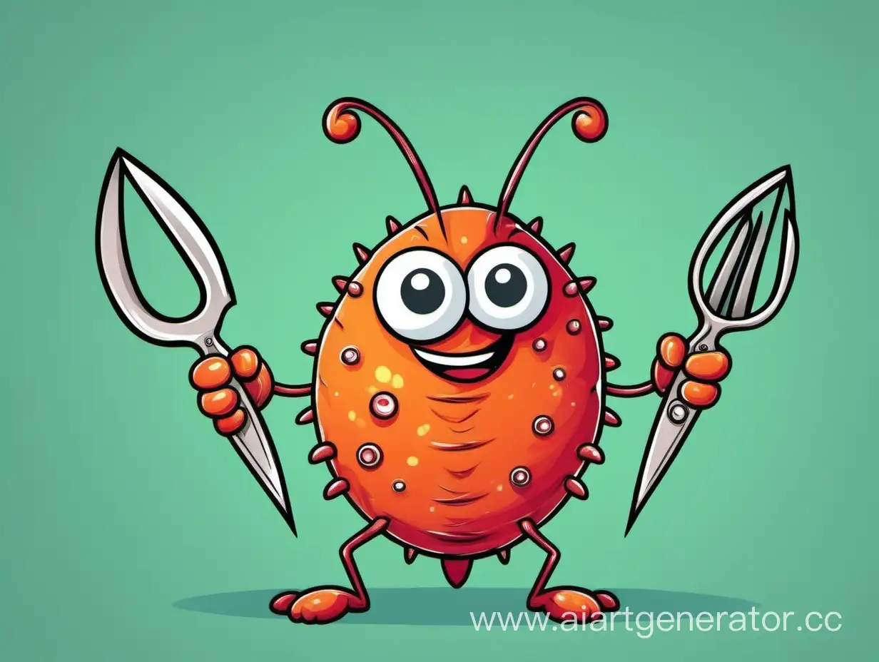 Cheerful-Cartoon-Louse-with-Scissors