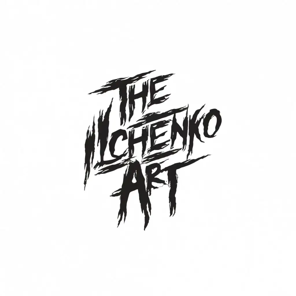 LOGO Design For The Ilchenko Art Monochromatic Elegance with Echo ...