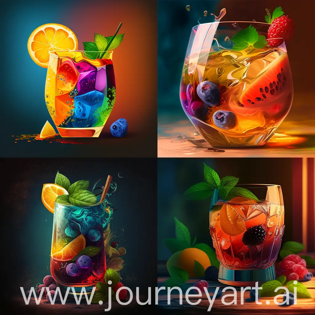Vibrant-Fruity-Alcoholic-Drink-with-4-Varieties-A-Refreshing-Delight