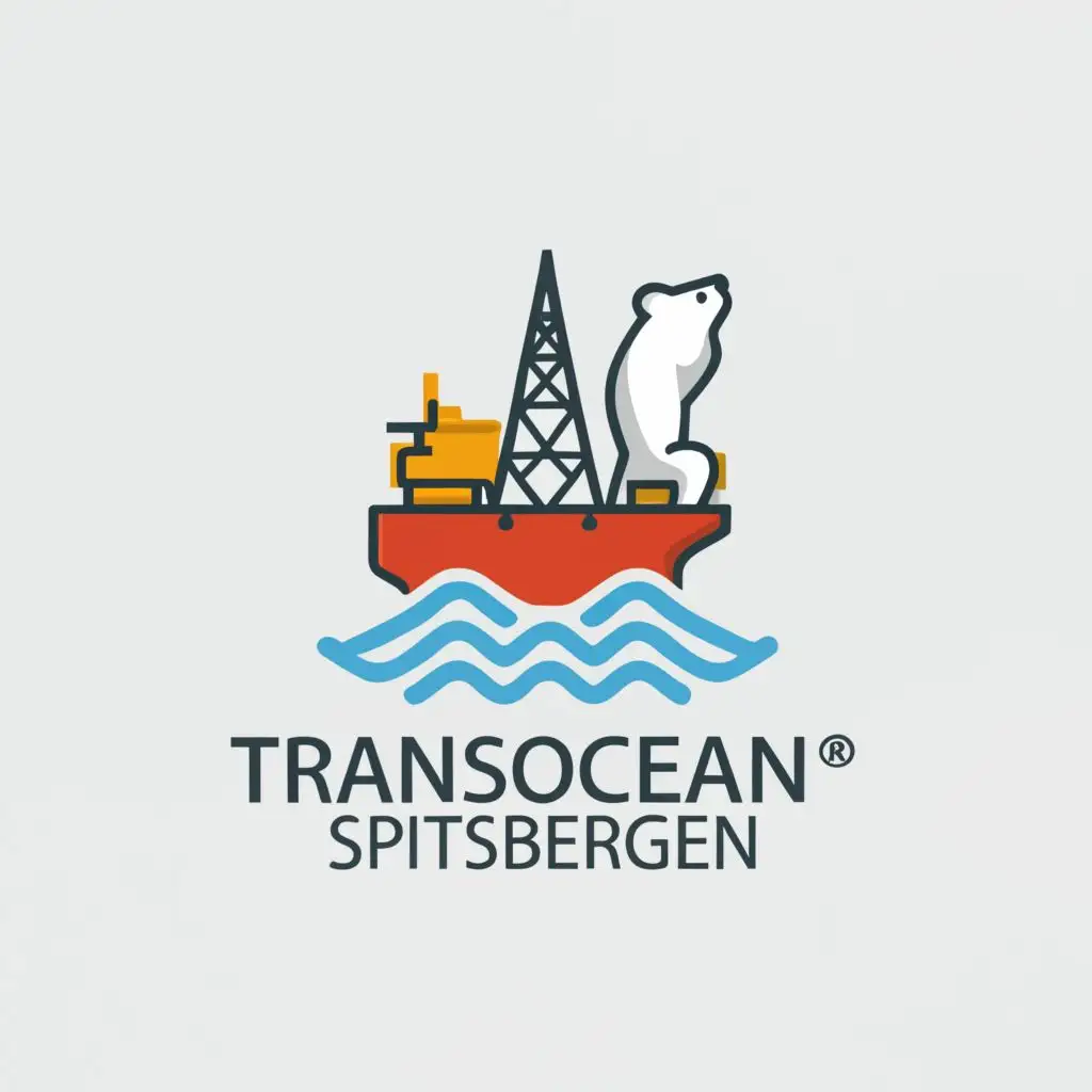 LOGO-Design-for-Transocean-Spitsbergen-Offshore-Drilling-Rig-with-Polar-Bear-on-Helideck