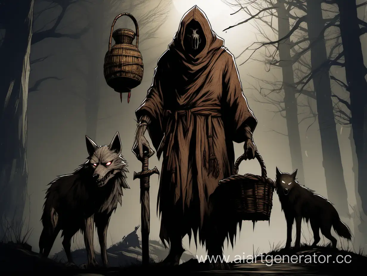 Dark-Souls-Hollow-Summoning-Tribal-Magic-with-Giant-Wolf-Guardians