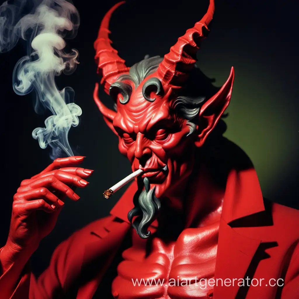 Dark-Deity-Satan-Engages-in-a-Smoky-Revelry