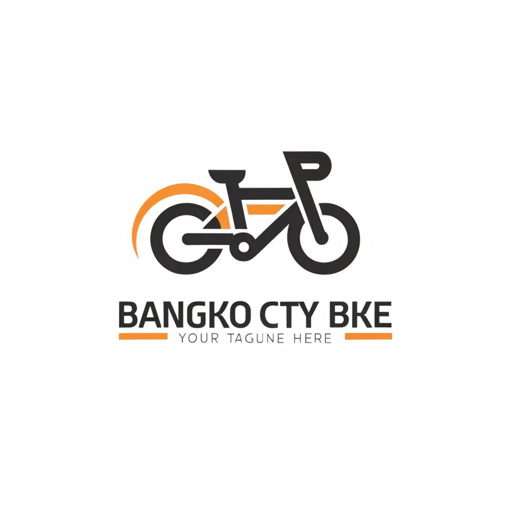 a logo design,with the text "Bangkok city bike", main symbol:bike,Moderate,be used in Travel industry,clear background
