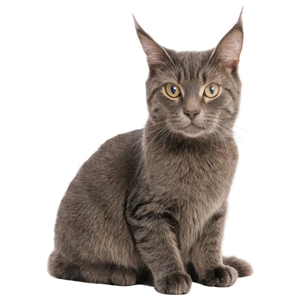 Exquisite-Cat-Illustration-in-HighQuality-PNG-Format-Capturing-Feline-Grace-with-Pixel-Perfection