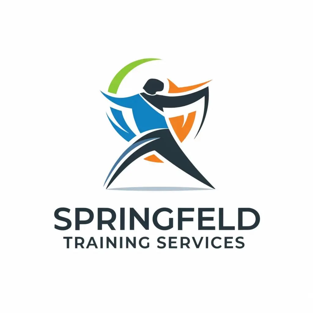 a logo design,with the text "springfield", main symbol:training services,Moderate,clear background