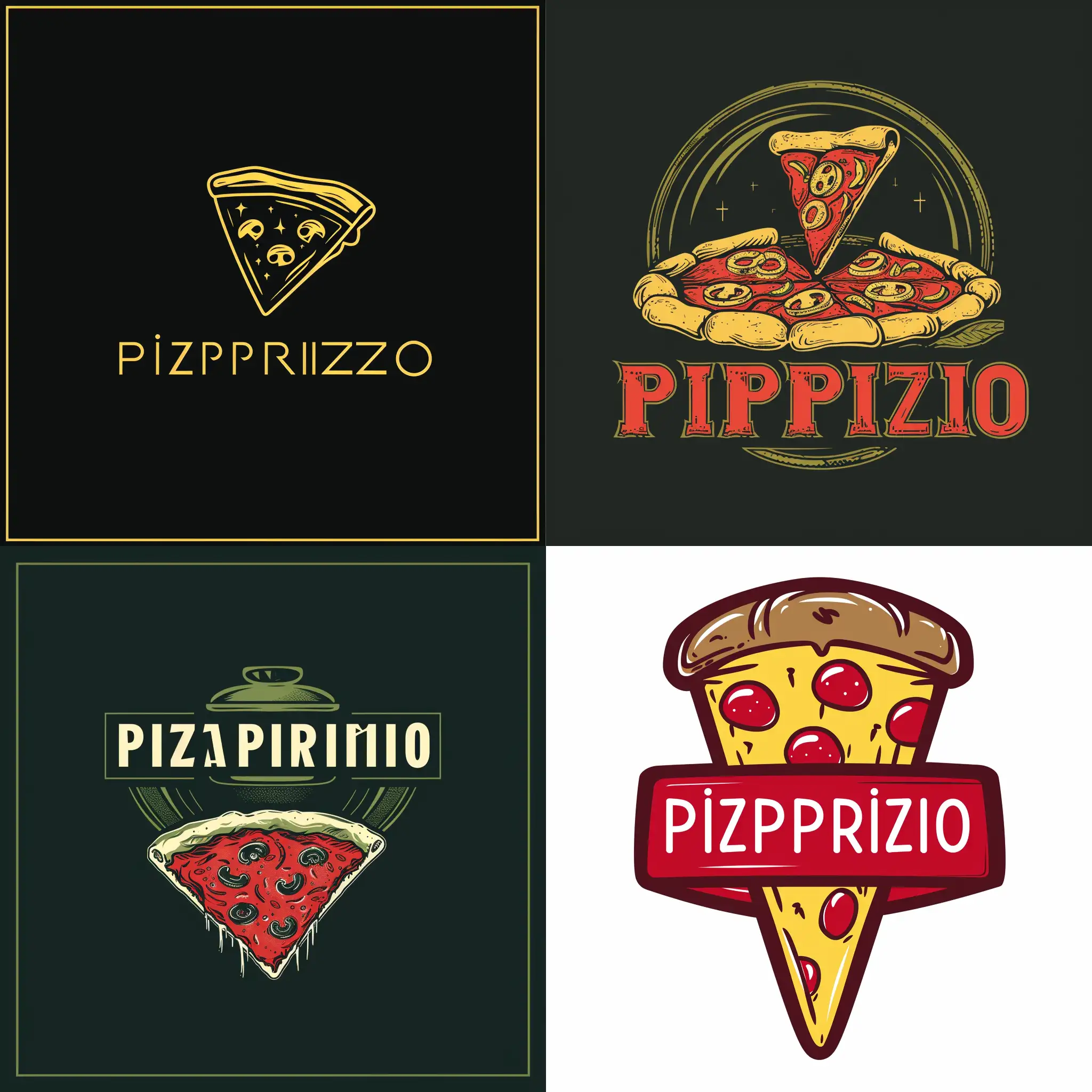 logo for "pizza privio" restaurant