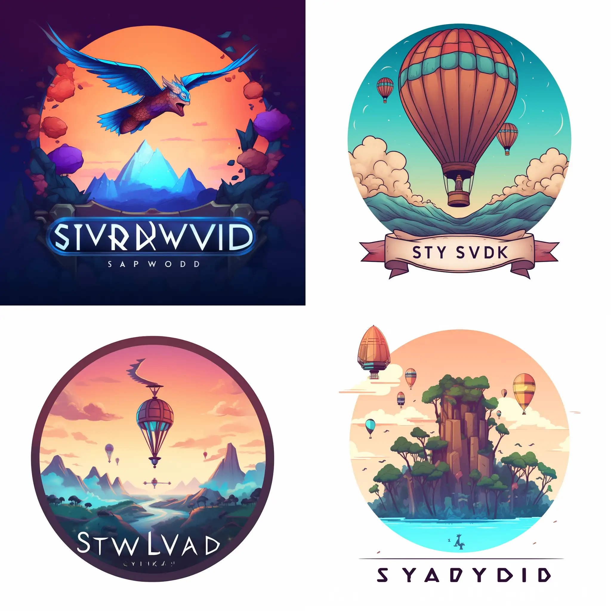 Innovative-Skyward-Studios-Logo-Design-in-Vibrant-Blue