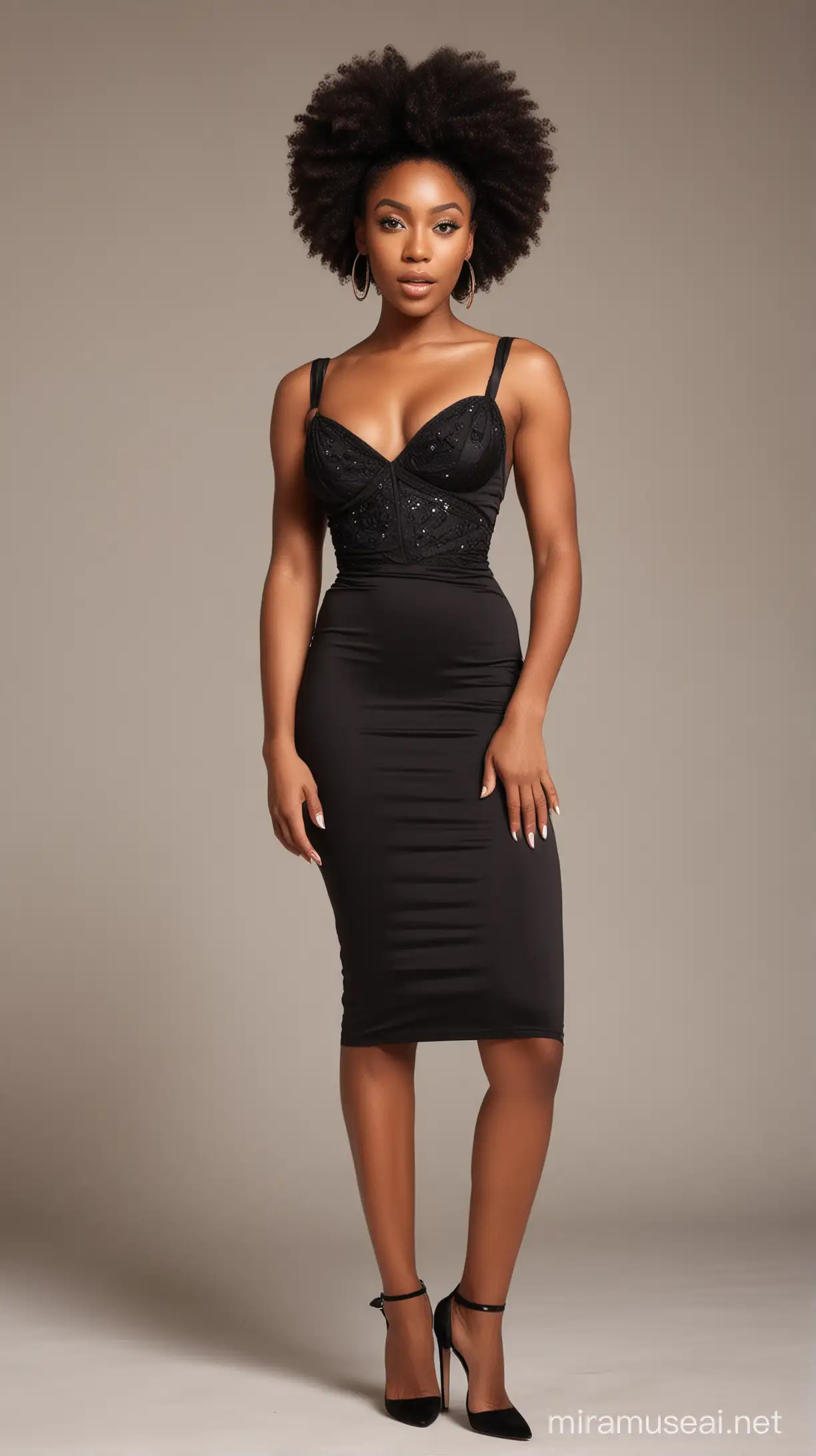 Elegant Black Women in Stunning Ballroom Dresses