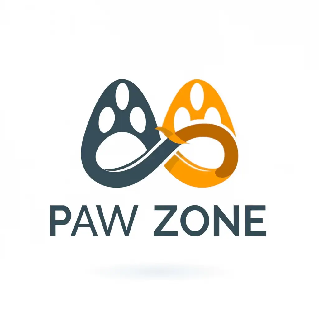 LOGO-Design-For-Paw-Zone-Clean-and-Playful-Alphabet-Theme