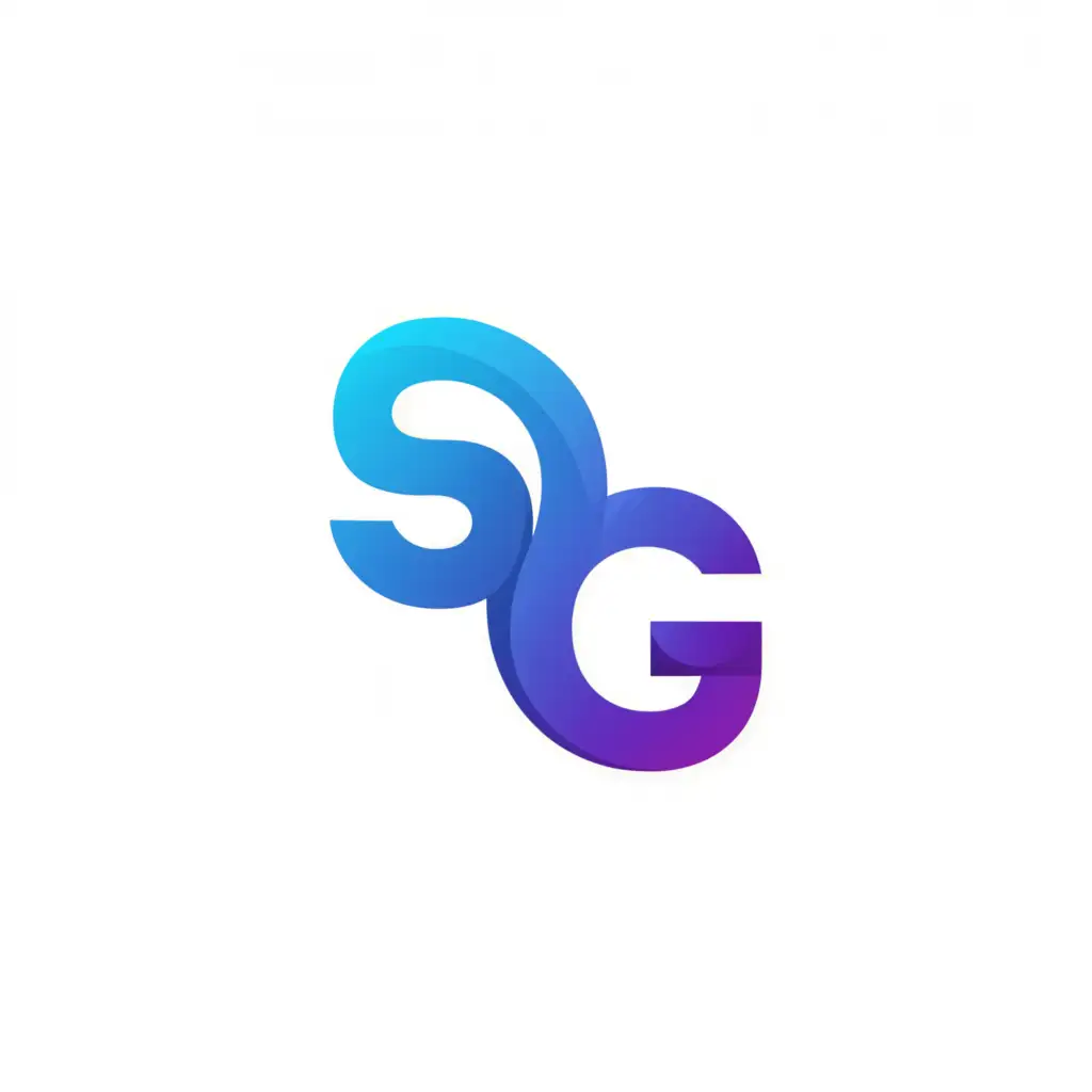 a logo design,with the text "SG", main symbol:SG,Minimalistic,be used in Technology industry,clear background