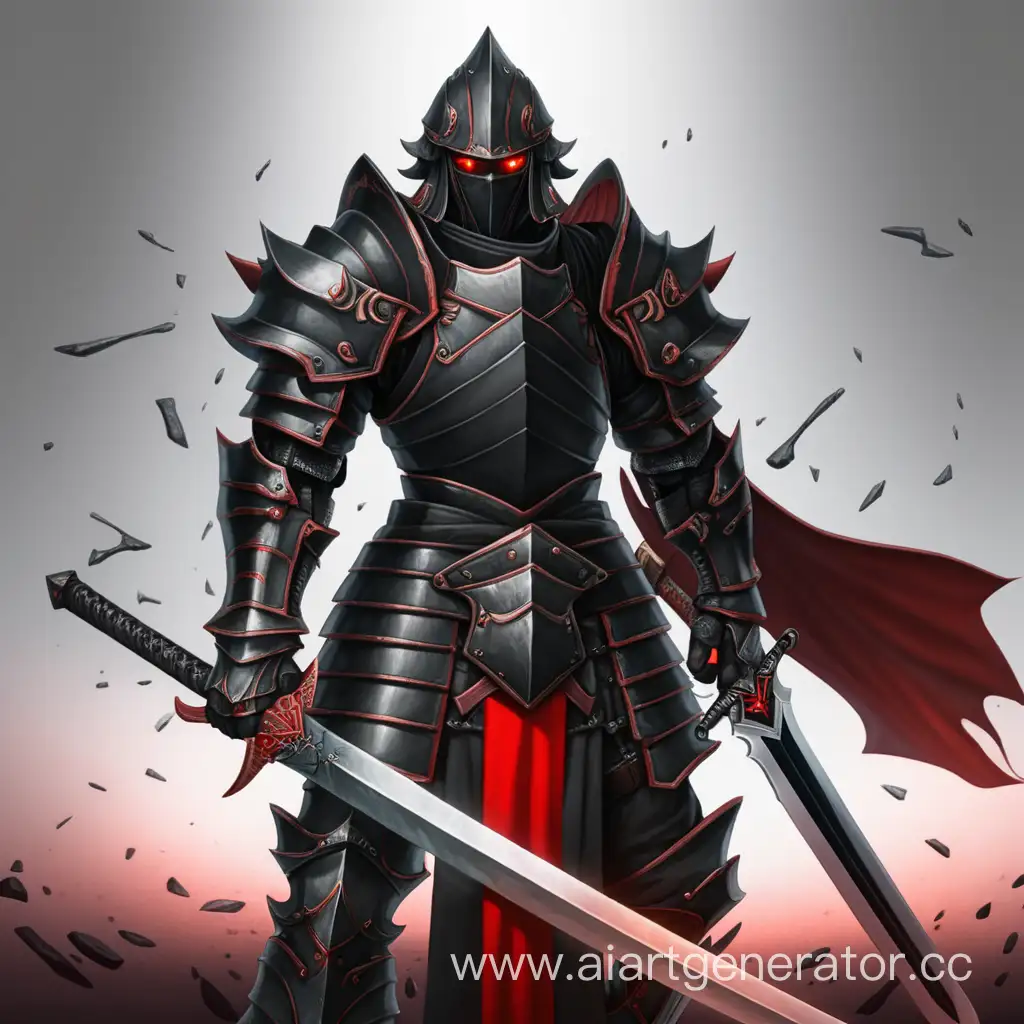 Swordsman-in-Black-Armor-with-Red-Eyes