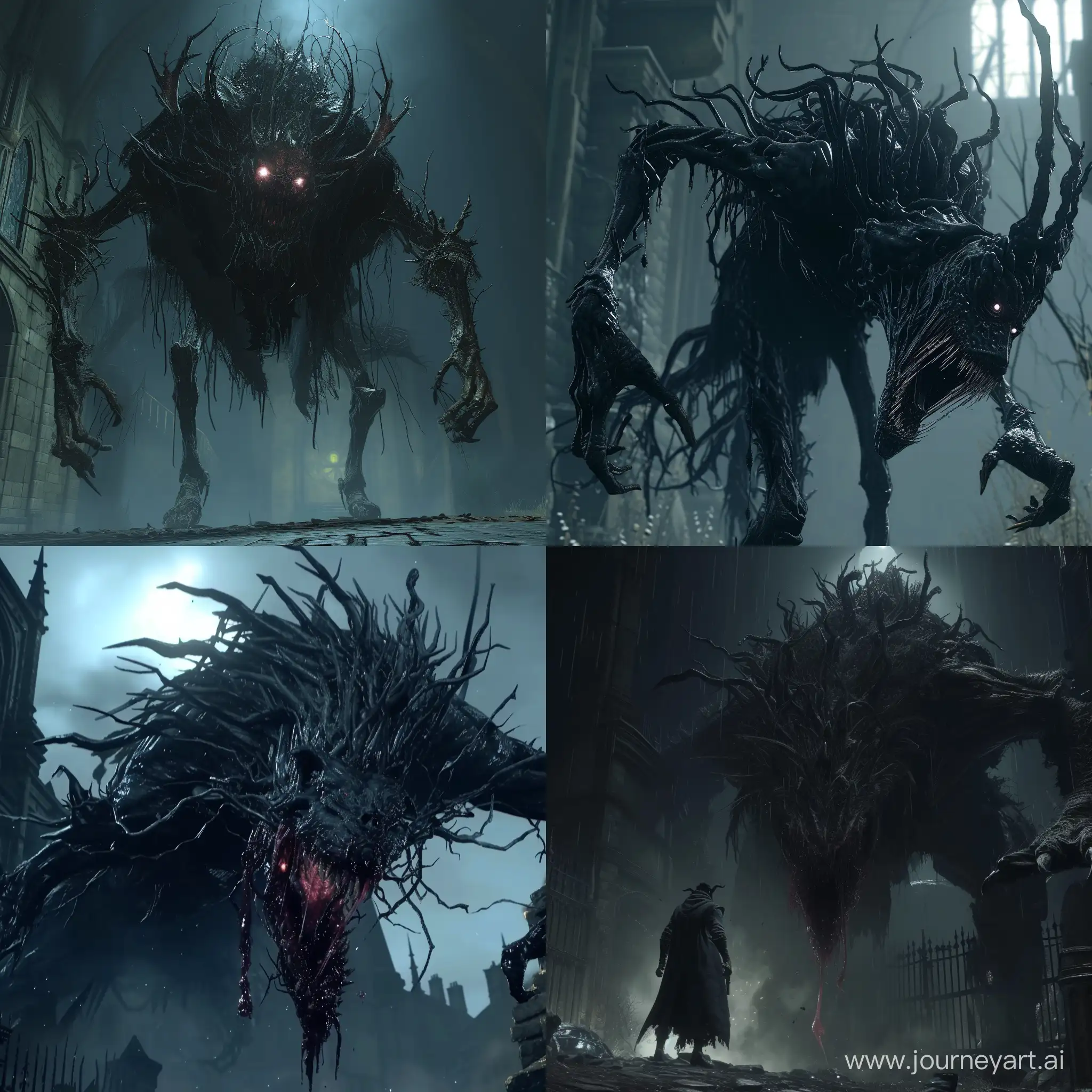 Bloodborne nightmare beast boss