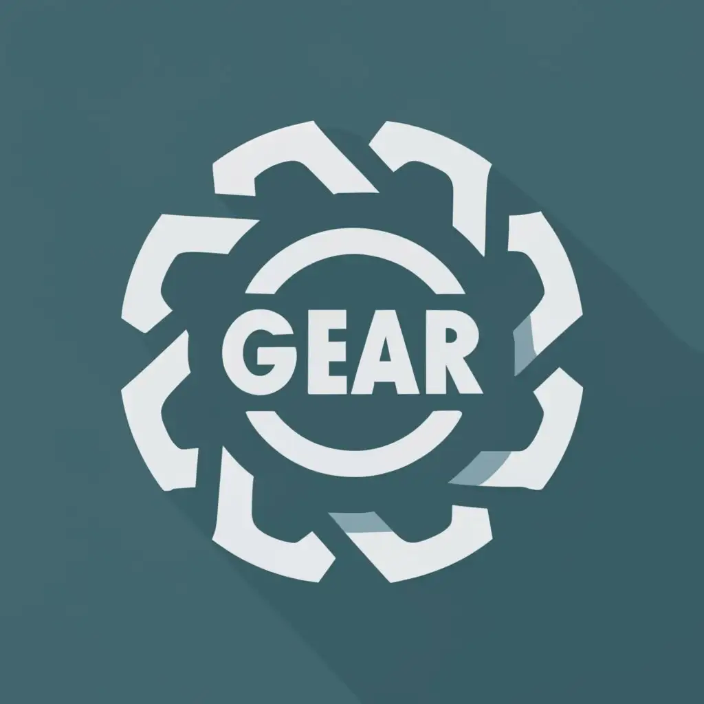 logo, gears, with the text "Gear Design Review", typography, be used in Technology industry