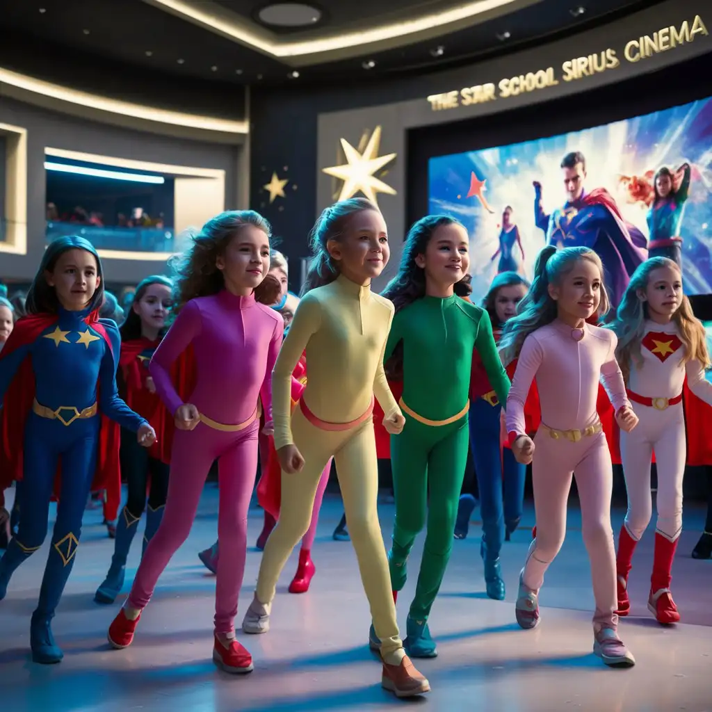 Tween-Girls-in-Colorful-Spandex-Bodysuits-at-Star-School-Sirius-Cinema