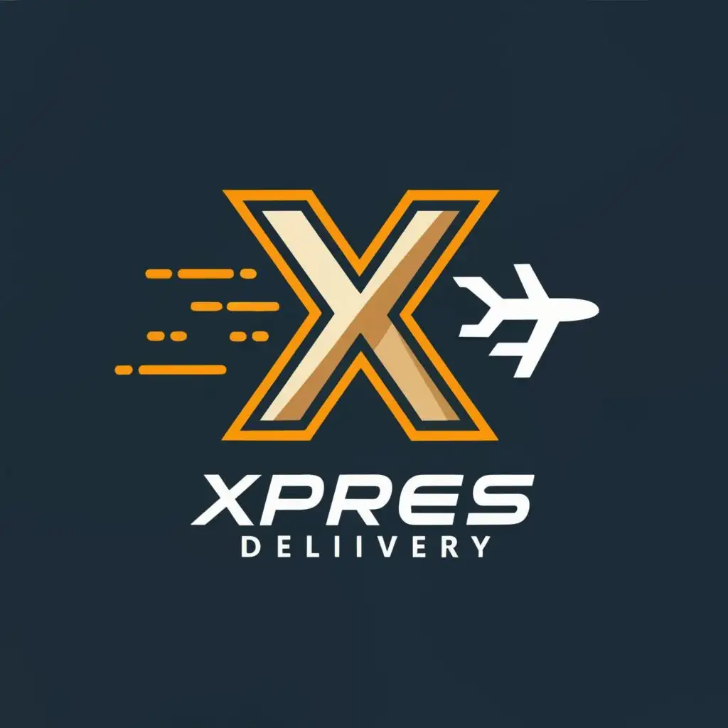 logo, X, with the text "Xpress Delivery", typography, be used in Travel industry