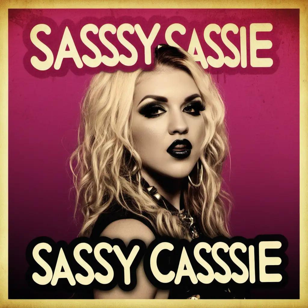 Vibrant Album Cover Design for Sassy Cassie Band