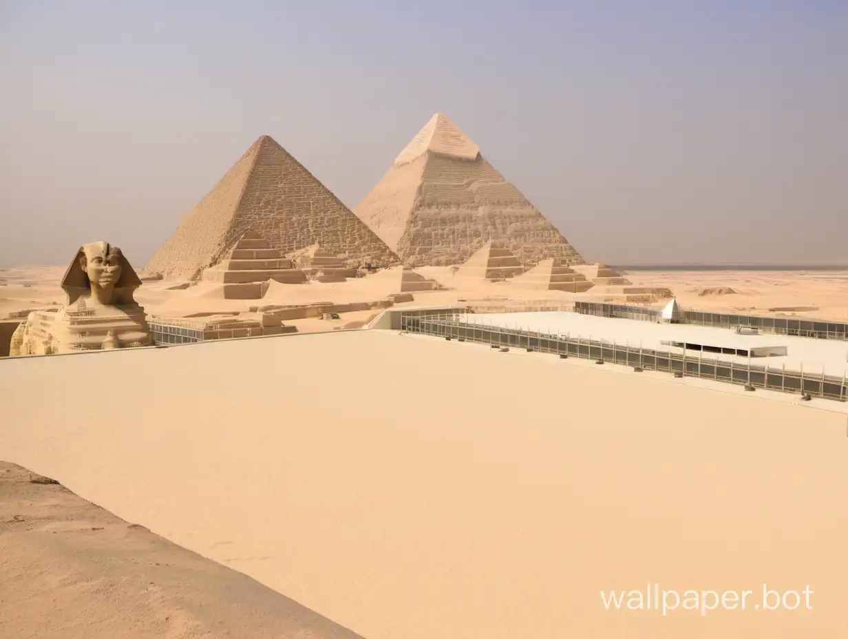 Sphinx-and-Pyramids-Observation-Deck-in-Pristine-Egyptian-Desert