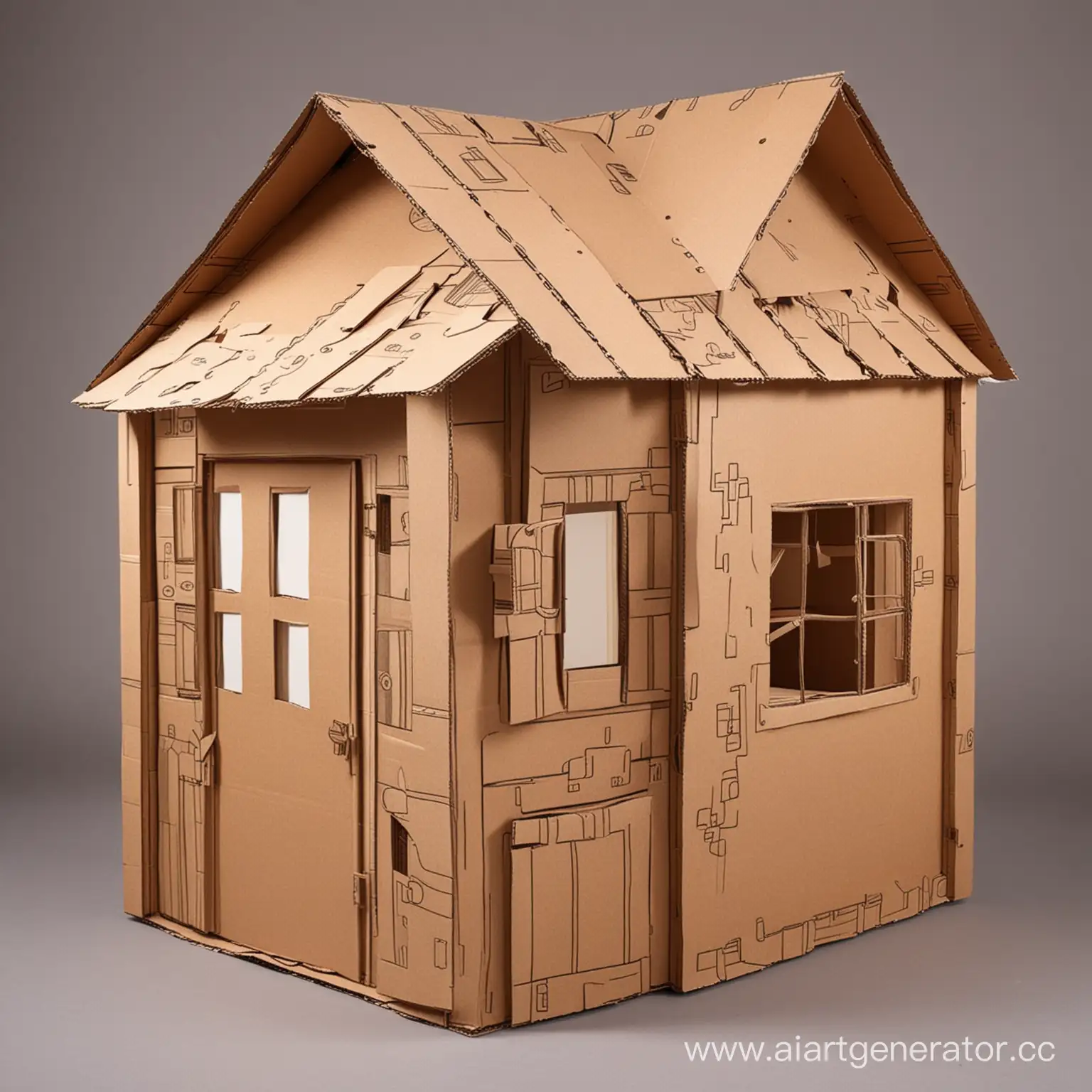 Modern-Cardboard-House-Design-for-Safe-and-Easy-Assembly