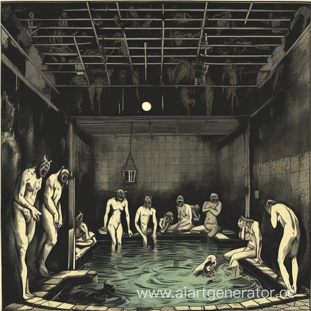 Nighttime-Encounter-Fearful-Bather-Confronting-Demons-in-an-Unclean-Bathhouse