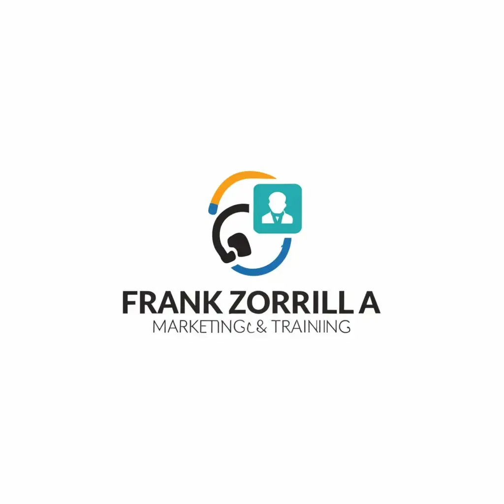 LOGO-Design-for-Franck-Zorrilla-Aguilar-Minimalistic-Call-Center-Marketing-Consulting-and-Training-Symbol