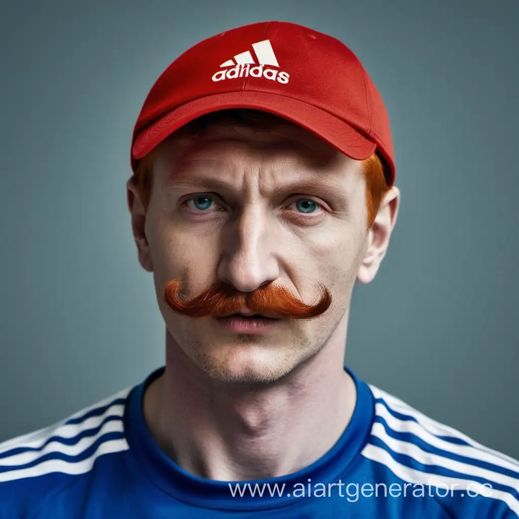 RedHaired-Man-in-Blue-Cap-by-Vova-Adidas-Portrait-of-a-30YearOld-Sporting-Adidas-Attire