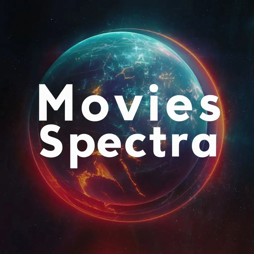 logo, movie, with the text "moviesspectra", typography