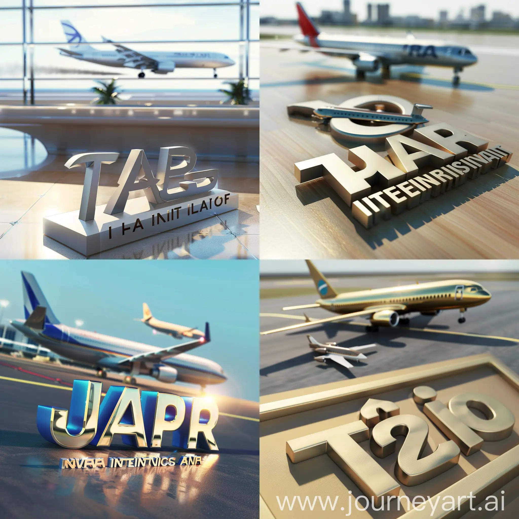 Taba-International-Airport-3D-Logo-with-Departing-Airplane