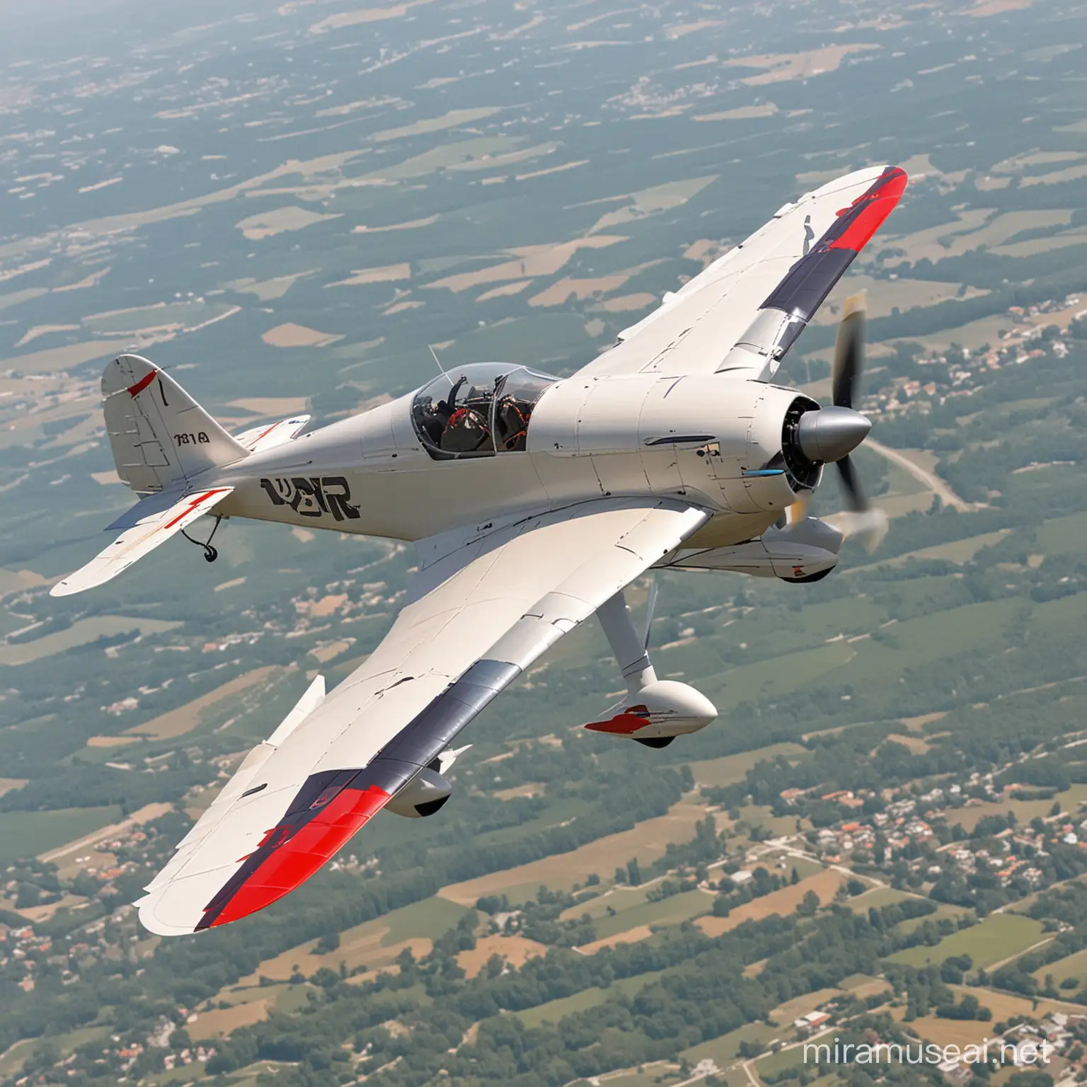 a single-winged aircraft created from the combination of classic and new generation,Show all aspects of the monoplane, a combination of the classic and the new generation